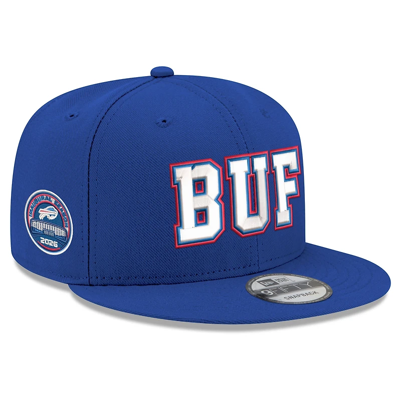 Men's New Era Royal Buffalo Bills Highmark Stadium Inaugural Season 9FIFTY Snapback Hat