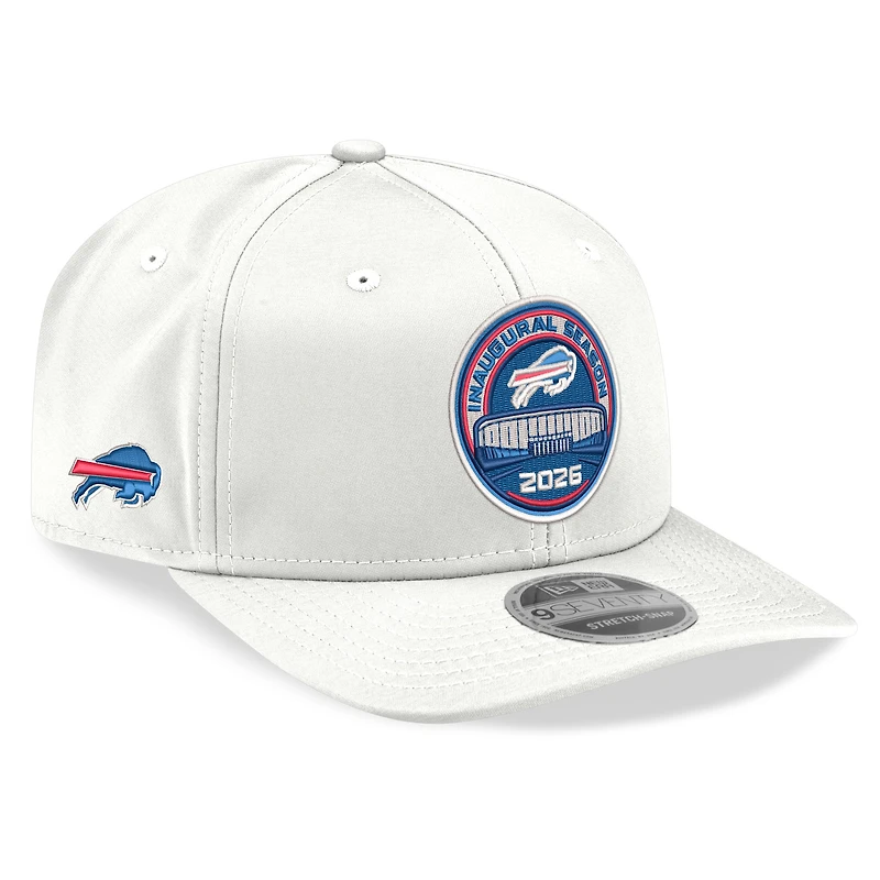 Men's New Era White Buffalo Bills Highmark Stadium Inaugural Season 9SEVENTY Adjustable Hat