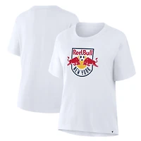 Women's  White New York Red Bulls Essential T-Shirt