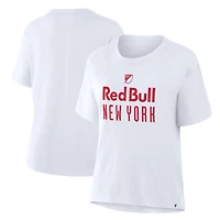 Women's  White New York Red Bulls Club T-Shirt