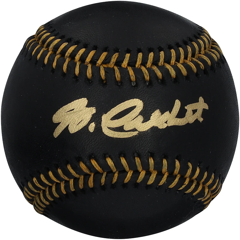 Garrett Crochet Boston Red Sox Autographed Black Leather Baseball