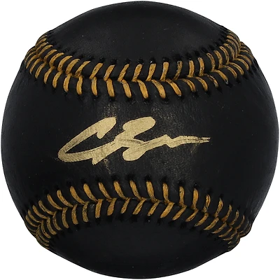 Carson Benge New York Mets Autographed Black Leather Baseball