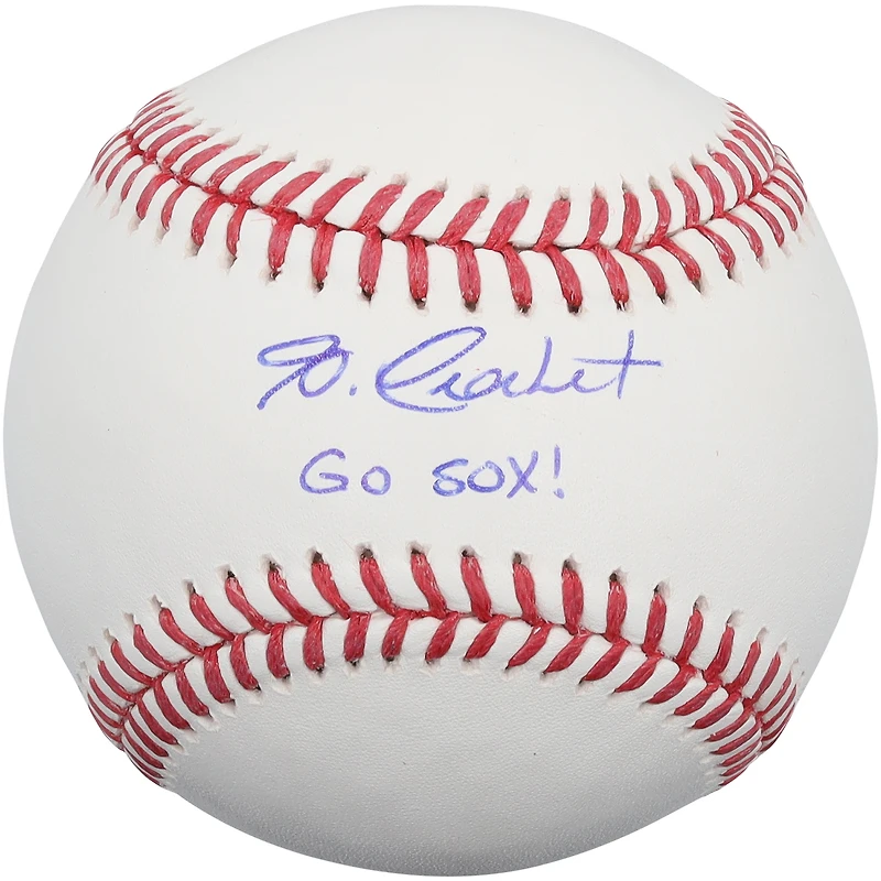 Garrett Crochet Boston Red Sox Autographed Baseball with "Go Sox!" Inscription