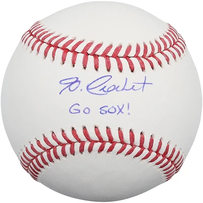 Garrett Crochet Boston Red Sox Autographed Baseball with "Go Sox!" Inscription