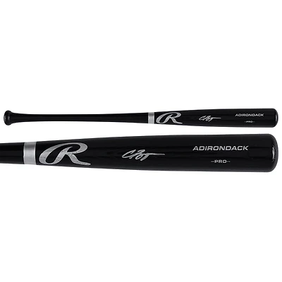Carson Benge New York Mets Autographed Black Rawlings Pro Bat