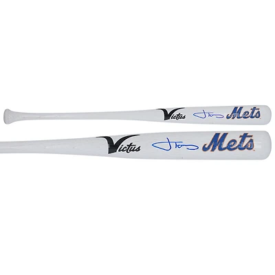 Jonah Tong New York Mets Autographed Victus Team ID Mini Bat