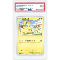Pikachu 2023 Pokemon Scarlet & Violet Japanese Gym Event Campaign Promo #120 PSA Authenticated 9 Card