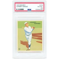 Johnny Vergez NY Giants 1933 Goudey #233 PSA Authenticated Rookie Card