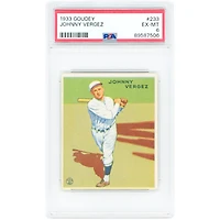 Johnny Vergez NY Giants 1933 Goudey #233 PSA Authenticated 6 Rookie Card