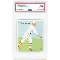 Alvin Crowder Washington Senators 1933 Goudey #122 PSA Authenticated 6 Rookie Card