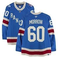 Scott Morrow New York Rangers Game-Used #60 Blue Centennial Jersey vs. Boston Bruins on January 26, 2026