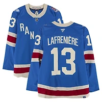 Alexis Lafreniere New York Rangers Game-Used #13 Blue Centennial Jersey vs. Carolina Hurricanes on February 5, 2026
