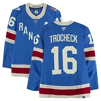 Vincent Trocheck New York Rangers Game-Used #16 Blue Centennial Jersey vs. Carolina Hurricanes on February 5, 2026