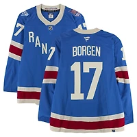 Will Borgen New York Rangers Game-Used #17 Blue Centennial Jersey vs. Carolina Hurricanes on February 5, 2026