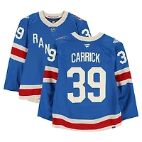 Sam Carrick New York Rangers Game-Used #39 Blue Centennial Jersey vs. Carolina Hurricanes on February 5, 2026