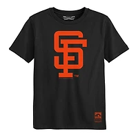 Preschool Mitchell & Ness  Black San Francisco Giants Retro Logo T-Shirt
