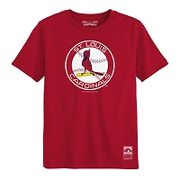Preschool Mitchell & Ness  Red St. Louis Cardinals Retro Logo T-Shirt
