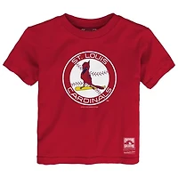 Toddler Mitchell & Ness  Red St. Louis Cardinals Retro Logo T-Shirt