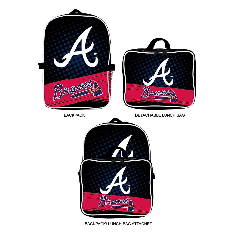 MOJO Atlanta Braves Backpack & Lunch Box 2-Piece Set