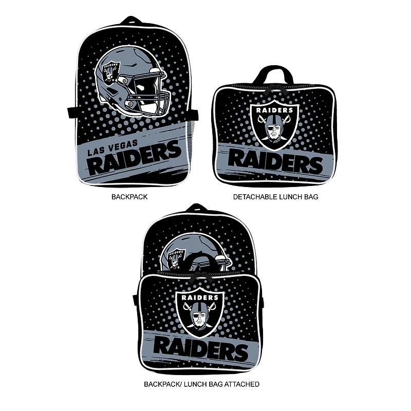 MOJO Las Vegas Raiders Backpack & Lunch Box 2-Piece Set