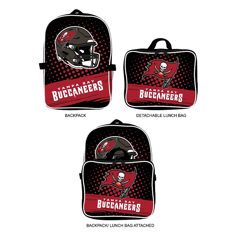 MOJO Tampa Bay Buccaneers Backpack & Lunch Box 2-Piece Set