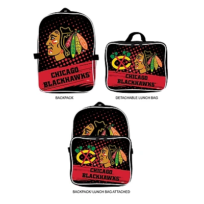 MOJO Chicago Blackhawks Backpack & Lunch Box 2-Piece Set