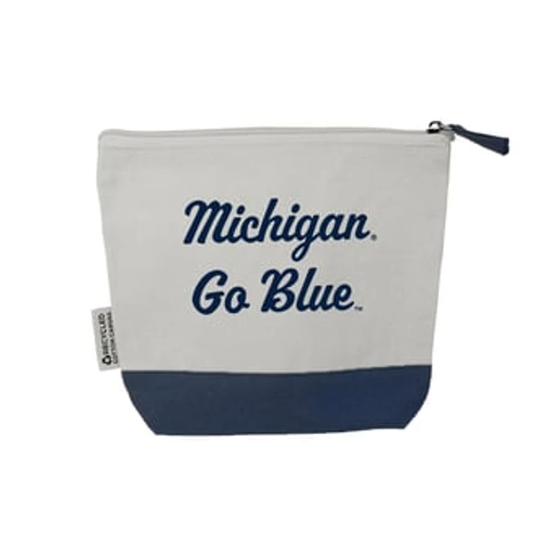 Cream Michigan Wolverines Everyday Purse Pouch
