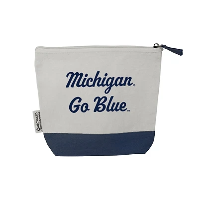 Cream Michigan Wolverines Everyday Purse Pouch