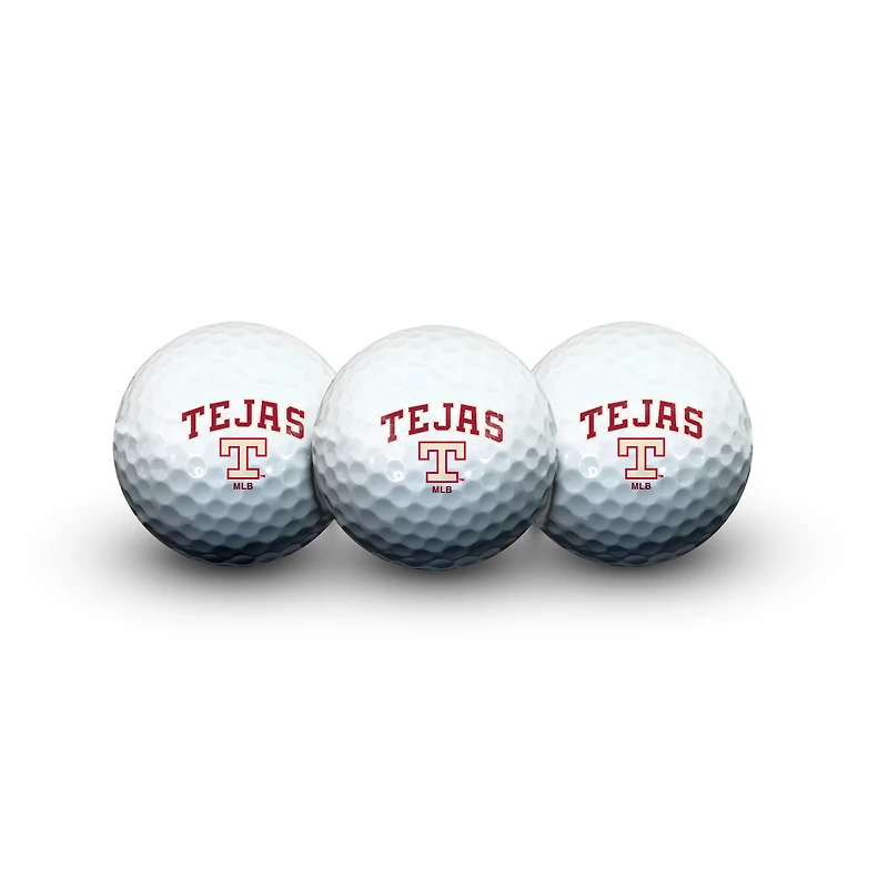 WinCraft Texas Rangers 2026 City Connect 3-Pack Golf Ball Set