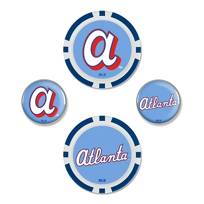 WinCraft  Atlanta Braves 2026 City Connect 4-Piece Ball Marker Set