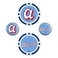 WinCraft  Atlanta Braves 2026 City Connect 4-Piece Ball Marker Set