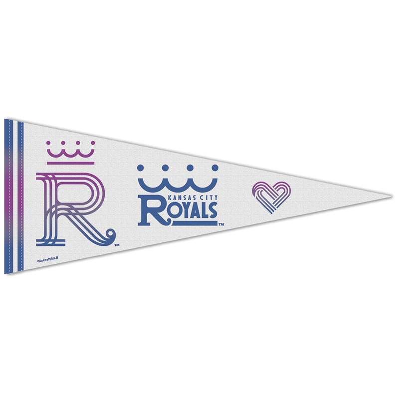 WinCraft  Kansas City Royals 2026 City Connect 12" x 30" Premium Pennant