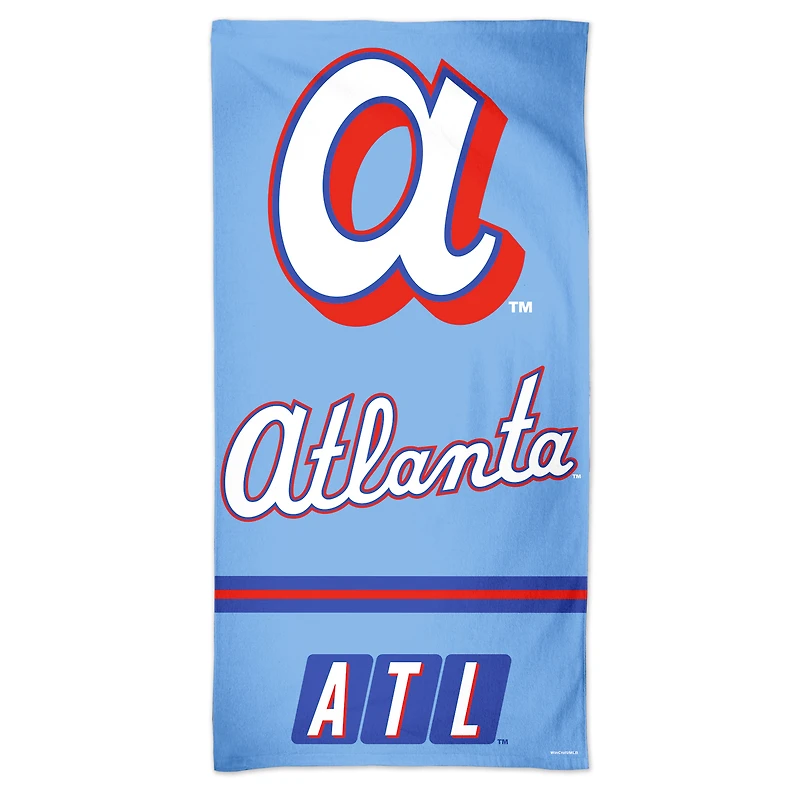 WinCraft Atlanta Braves 2026 City Connect 30" x 60" Spectra Beach Towel