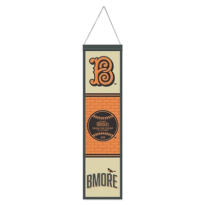WinCraft Baltimore Orioles 2026 City Connect 8" x 32" Wool Banner