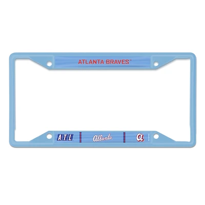 WinCraft  Atlanta Braves 2026 City Connect Laser Cut Metal License Plate Frame