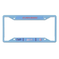 WinCraft  Atlanta Braves 2026 City Connect Laser Cut Metal License Plate Frame