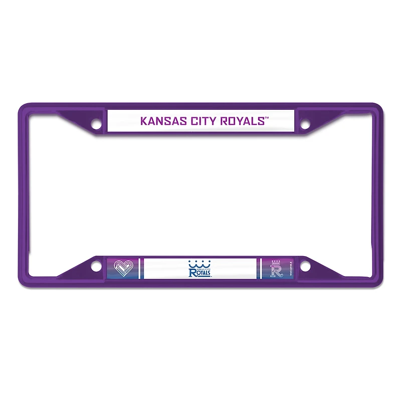 WinCraft  Kansas City Royals 2026 City Connect Laser Cut Metal License Plate Frame