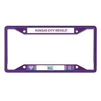 WinCraft  Kansas City Royals 2026 City Connect Laser Cut Metal License Plate Frame
