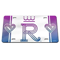 WinCraft  Kansas City Royals 2026 City Connect Laser Cut Acrylic License Plate