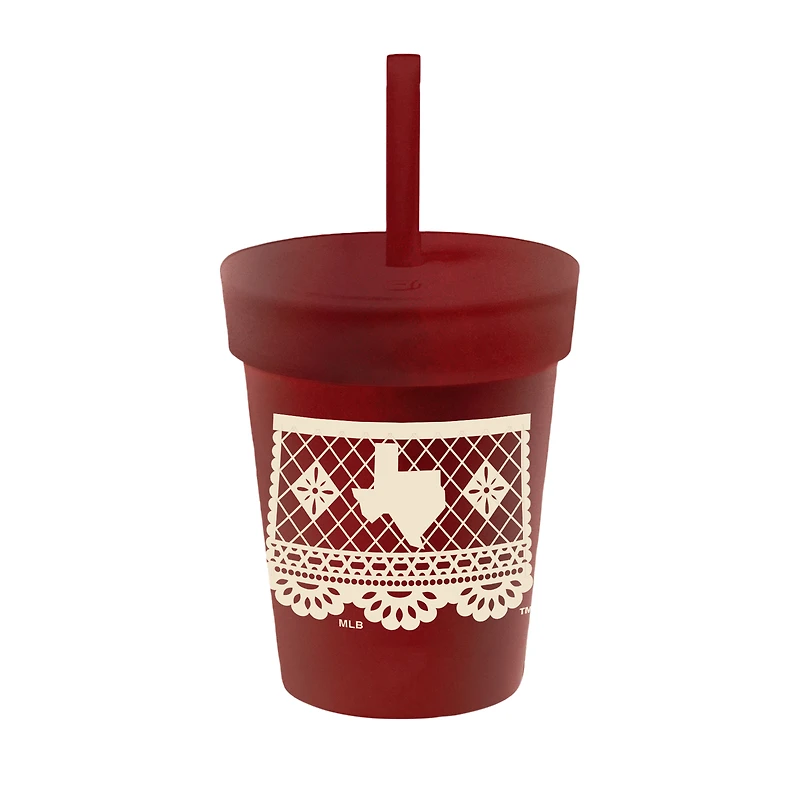 WinCraft  Texas Rangers 2026 City Connect 8oz. Silicone Tumbler with Lid & Straw