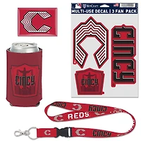 WinCraft  Cincinnati Reds 2026 City Connect 4-Piece Fan Pack