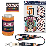 WinCraft  San Diego Padres 2026 City Connect 4-Piece Fan Pack