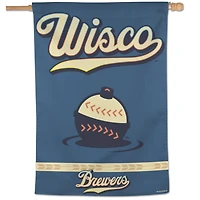 WinCraft  Milwaukee Brewers 2026 City Connect Single-Sided 28" x 40" Vertical Banner