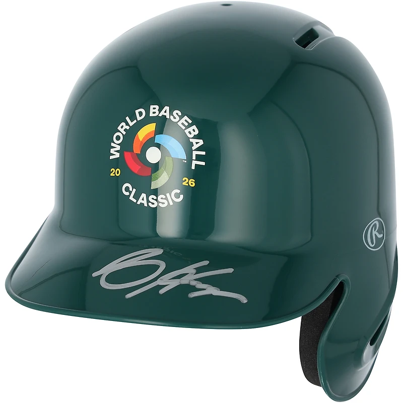 Bryce Harper USA Baseball Autographed 2026 World Baseball Classic Logo Mini Batting Helmet
