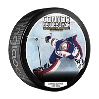 Connor Hellebuyck Team USA Inglasco 2026 Winter Olympics Gold Medal Winning Save Hockey Puck - Limited Edition of 2026