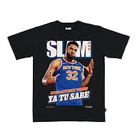 Unisex SLAM Karl-Anthony Towns Black New York Knicks Cover T-Shirt