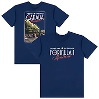 Men's Navy Formula 1 2026 Canada Grand Prix Poster Boxy T-Shirt