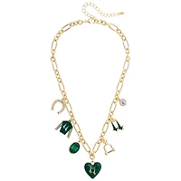 CANVAS Style Churchill Downs  Jockey 18K Gold-Plated Charm Necklace