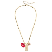 CANVAS Style 152nd Kentucky Derby  18k Gold-Plated Mixed Charm Bead Necklace