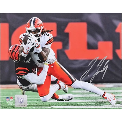 Jerry Jeudy Cleveland Browns Autographed 8" x 10" Diving Catch Photograph